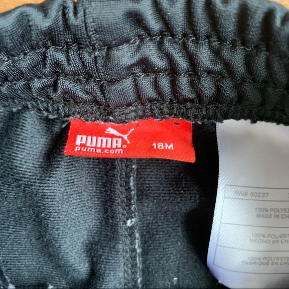 3/$10 PUMA Toddler boy track pants 18m - Picture 2 of 3